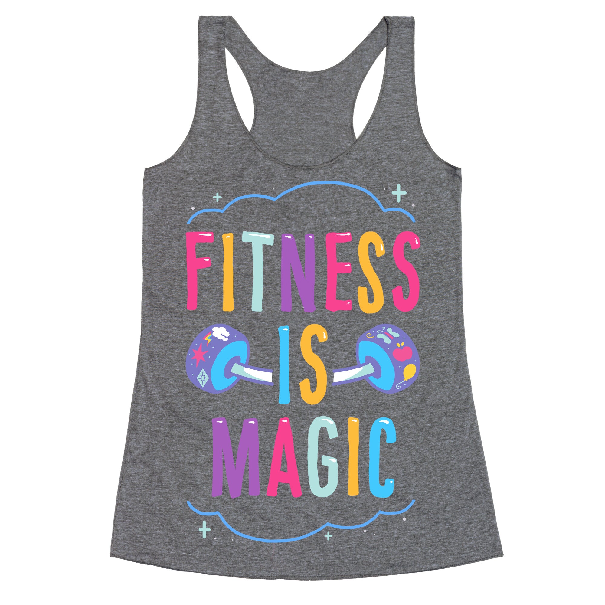Fitness Is Magic Racerback Tank